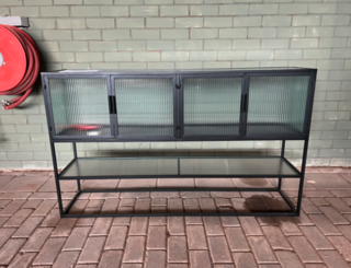 Dressoir met ribbel glas, DUTCHBONE , BOLI